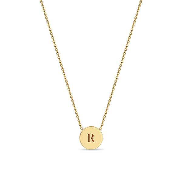 Invisible Necklace With Initial S  Script Initial Pendant Necklace - KIS  Jewelry