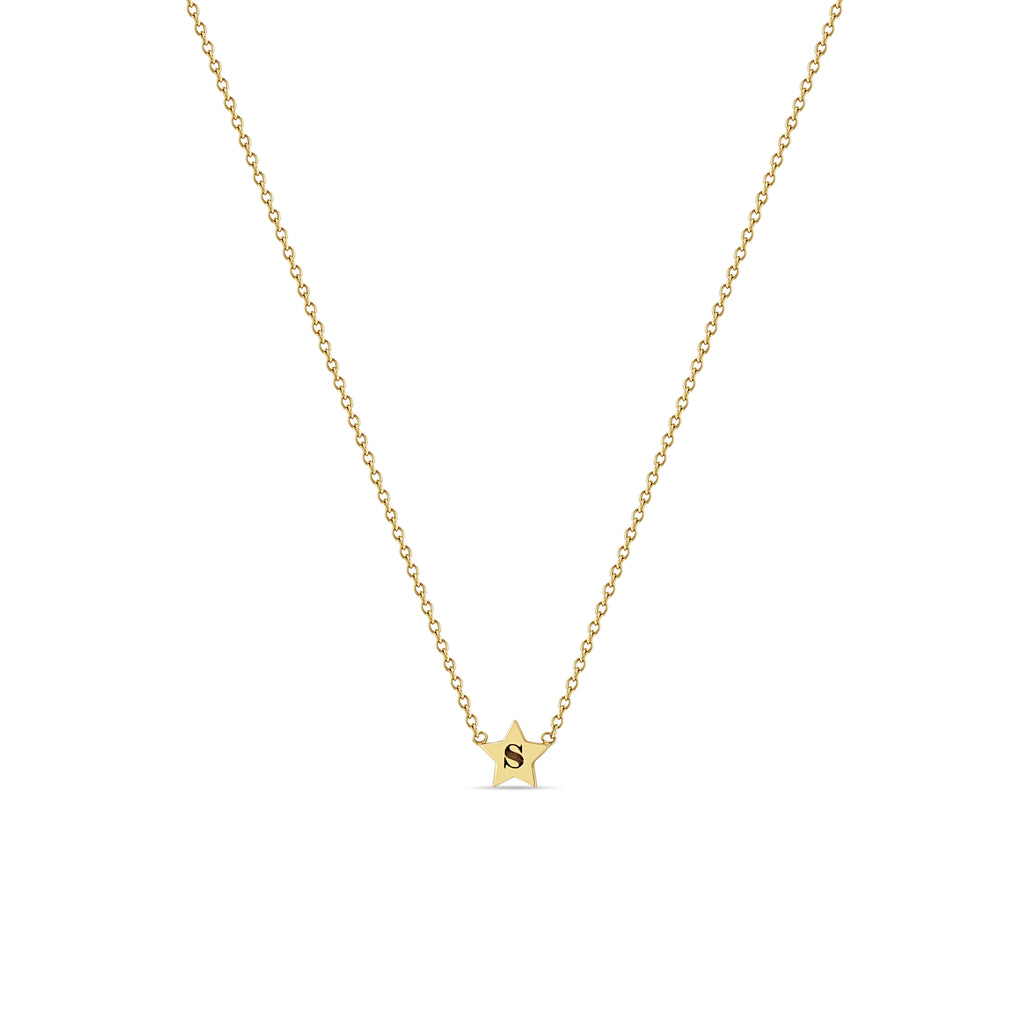 Zoe chicco initial necklace Clearance