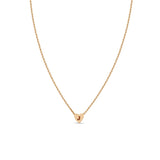 Zoë Chicco 14kt Gold Engraved Initial Heart Necklace