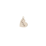 Zoë Chicco 14kt Gold LOVE Medium Heart Charm Pendant