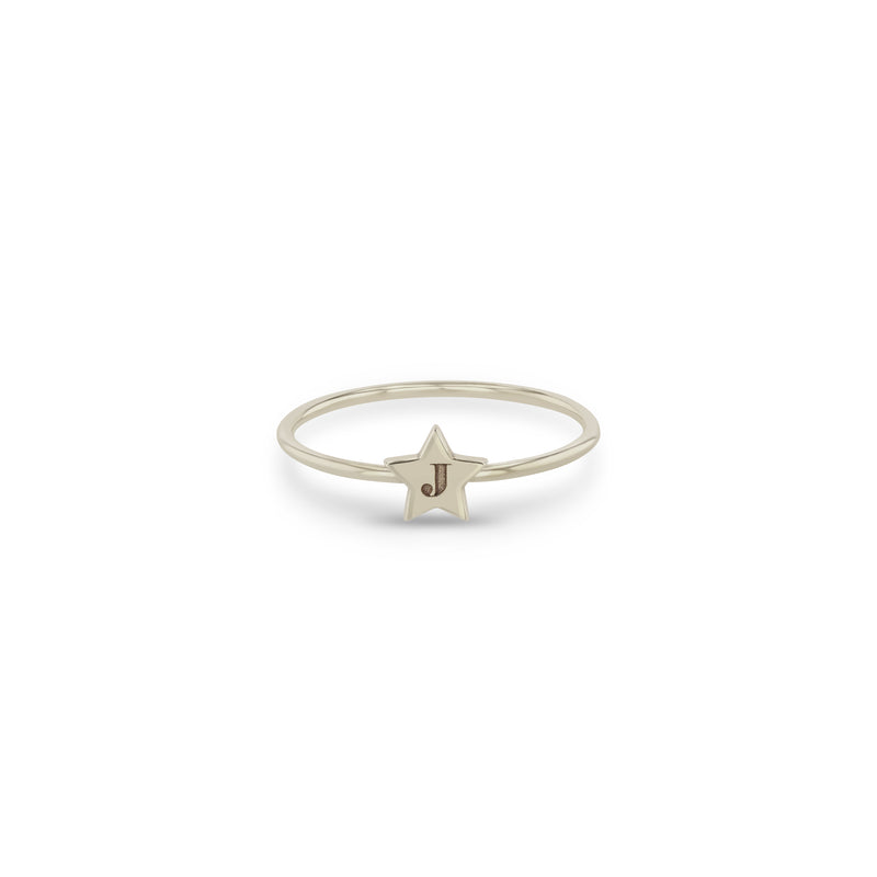 Zoë Chicco 14k Gold Initial Star Ring