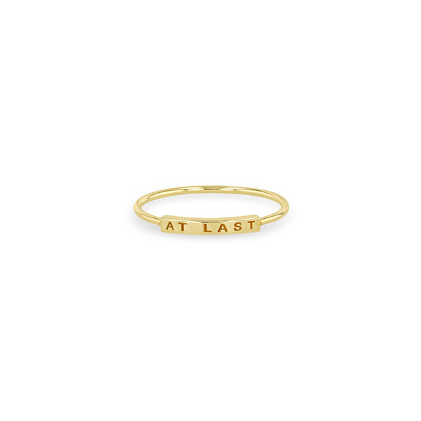14k gold nameplate sales ring