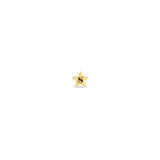 Zoë Chicco 14kt Gold Tiny Initial Star Stud