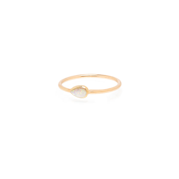 Zoë Chicco 14k Gold Pear Opal Bezel Ring