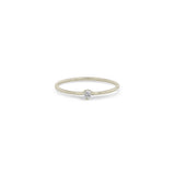14k Prong Diamond Solitaire Ring