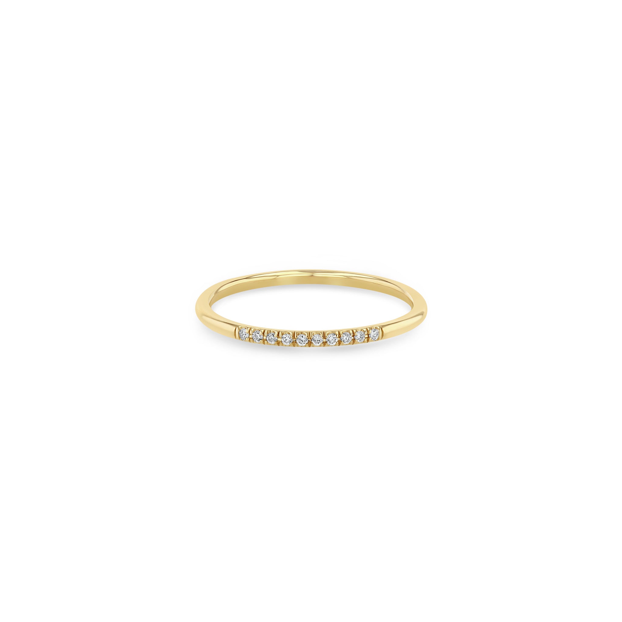 Zoë Chicco 14k Gold 10 Pavé Diamond Band Ring – ZOË CHICCO