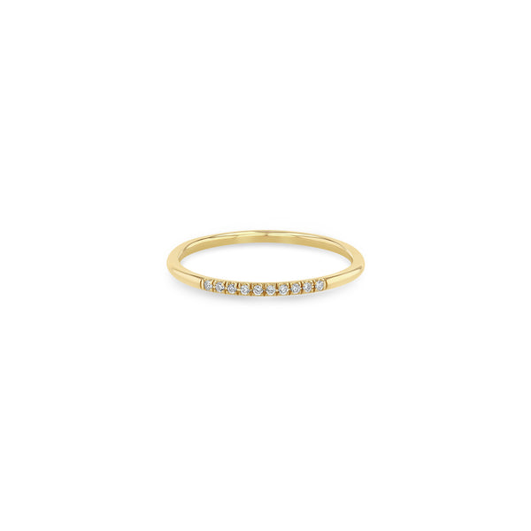 Zoë Chicco 14k Gold 10 Pavé Diamond Band Ring