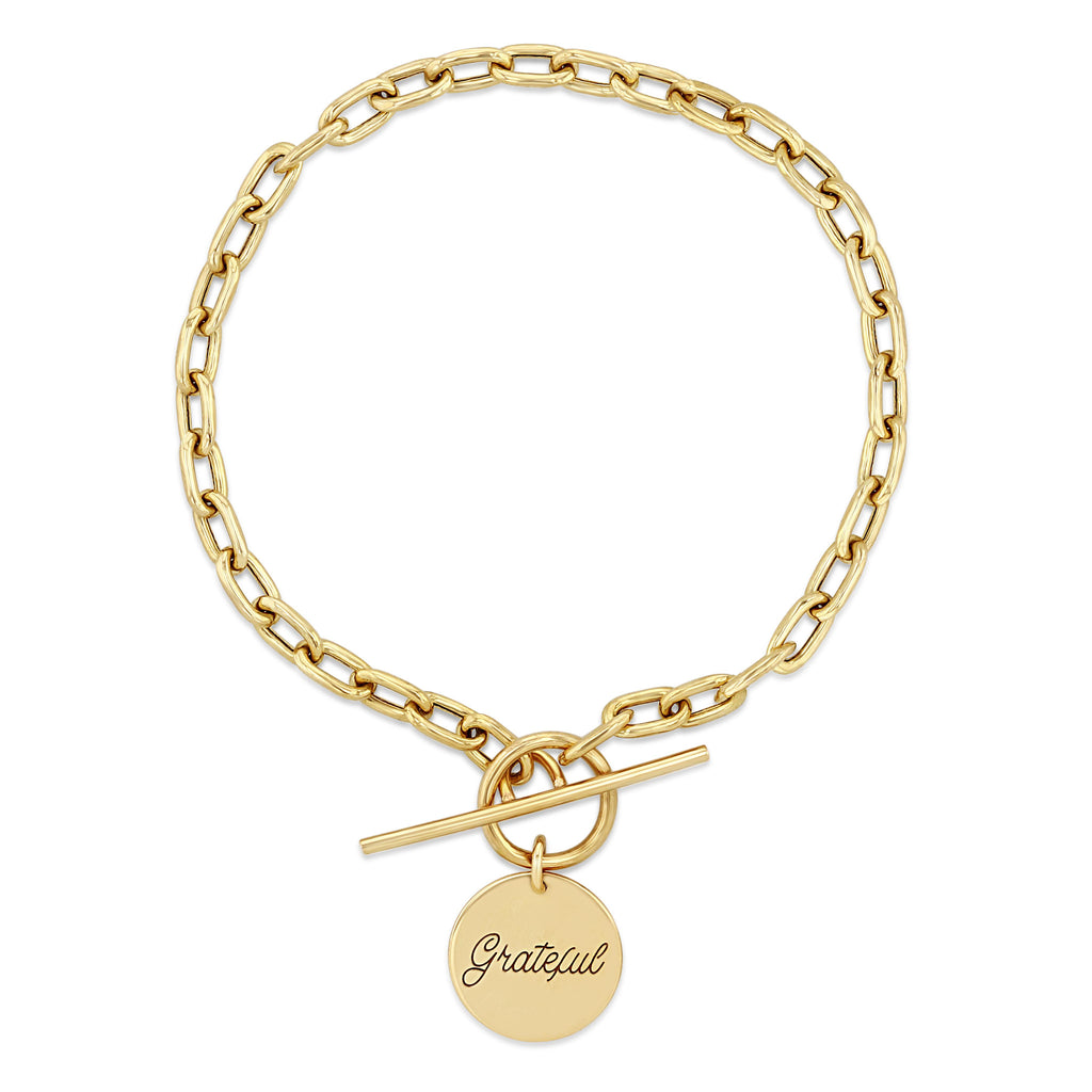 Anchor Chain Bracelet - Rose Gold - Nautical Gold Bracelet Aumaris -