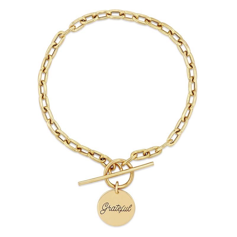 Leslie's 14K Polished Fancy Link Toggle Clasp Bracelet | Michael's Jewelry  | North Wilkesboro, NC