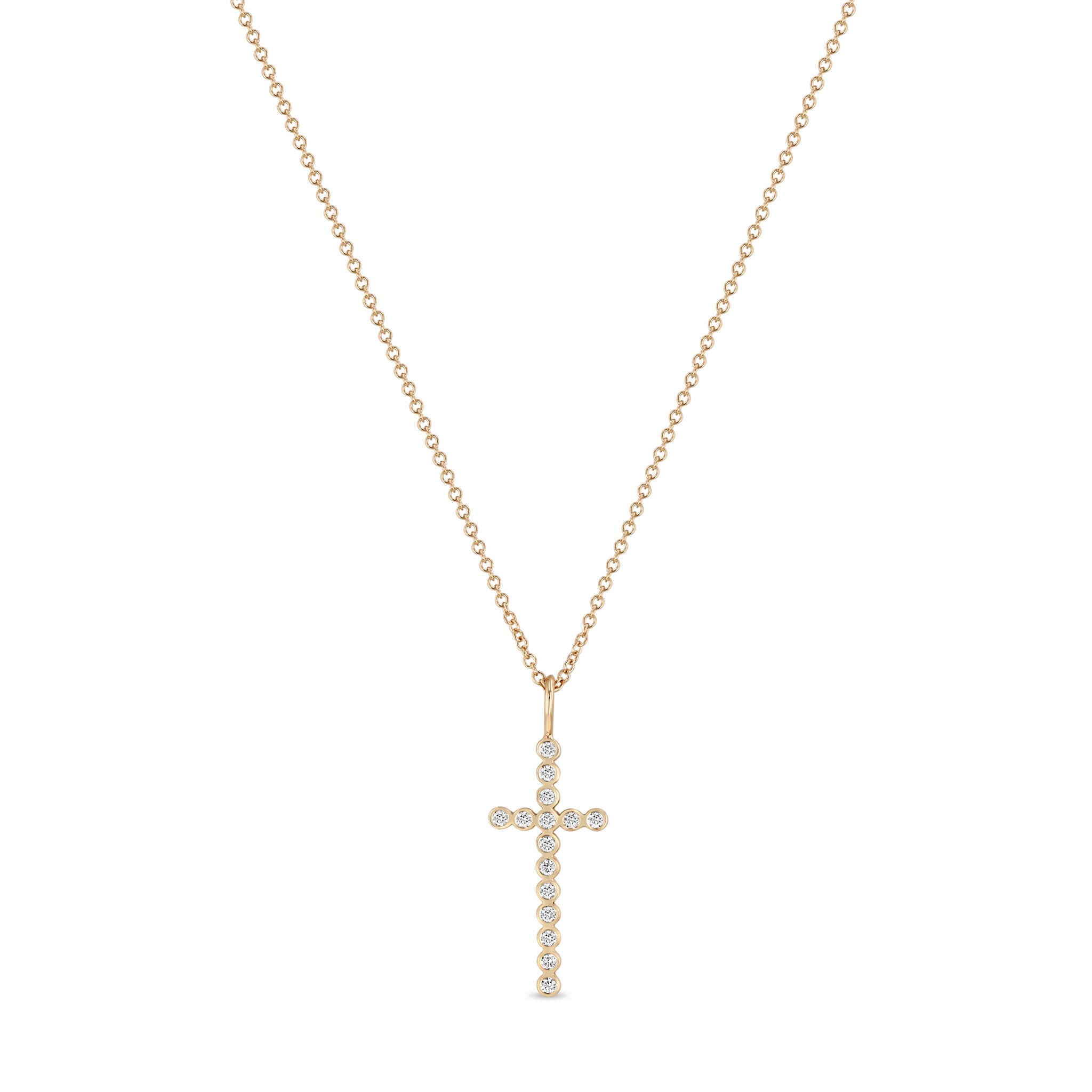 Zoe Chicco♡K14ゴールドスモールカーブチェーンネックレス Zoe Chicco♡K14ゴールドスモールカーブチェーンネックレス (ZOE