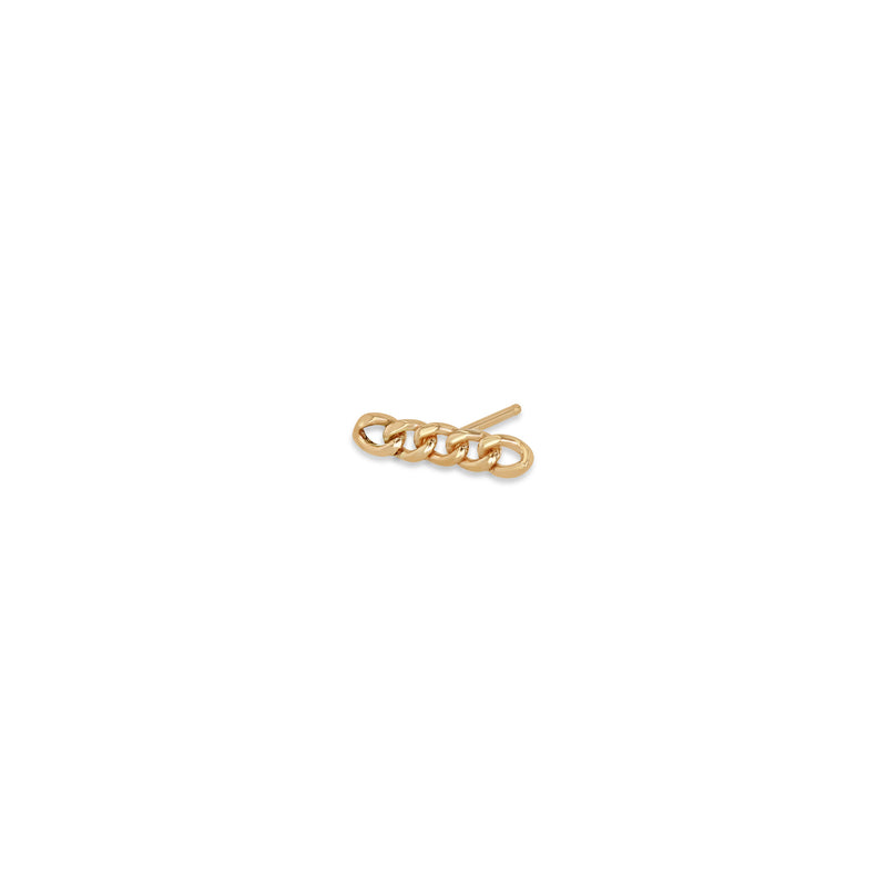 Zoë Chicco 14k Rose Gold Small Curb Chain Bar Stud Earring