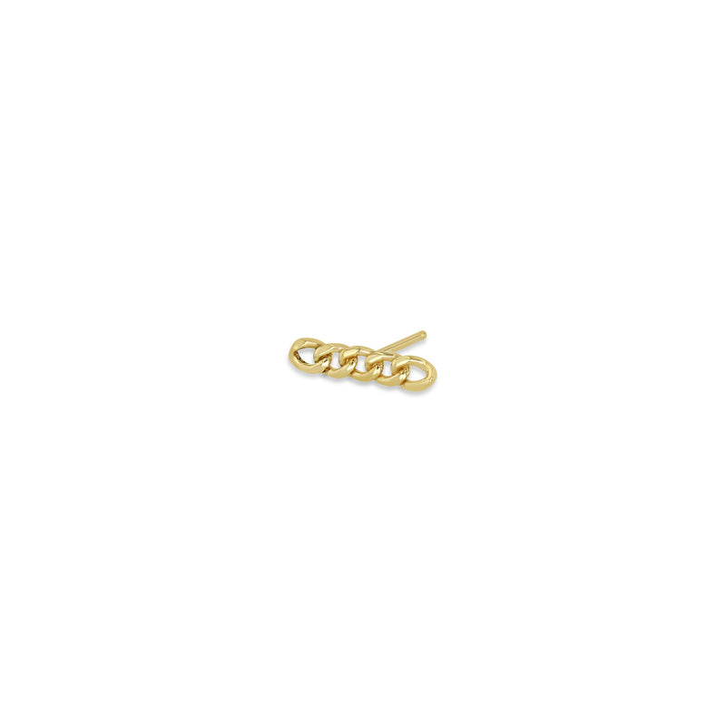 Zoë Chicco 14k Yellow Gold Small Curb Chain Bar Stud Earring
