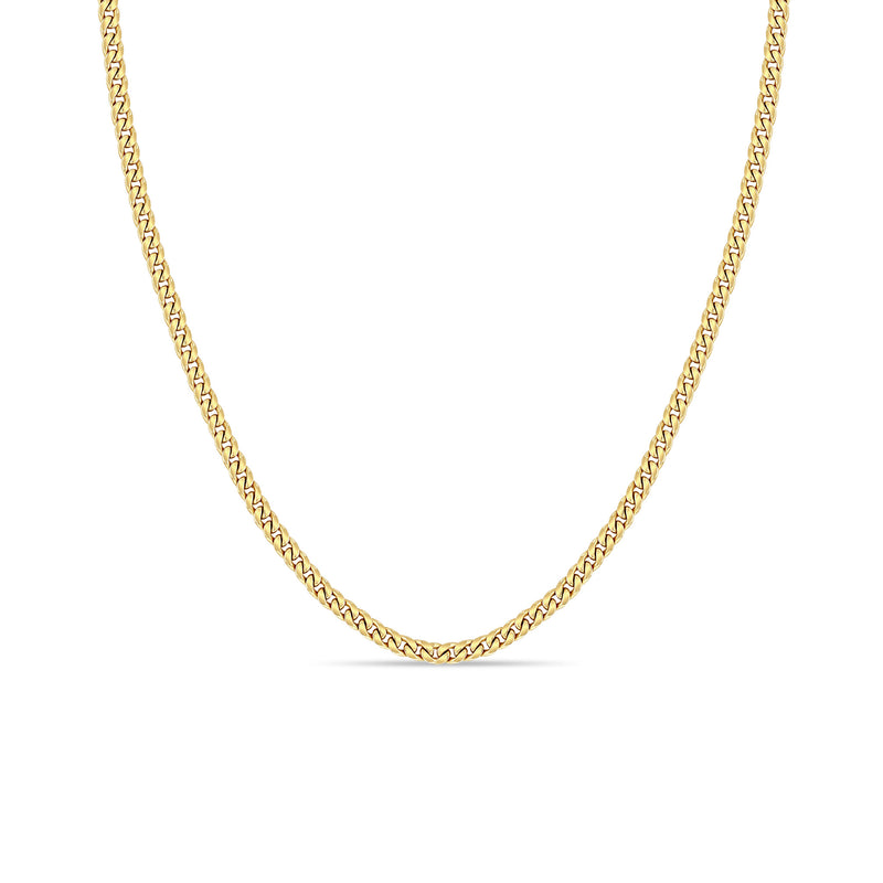 Zoë Chicco 14k Gold Small Curb Chain Necklace