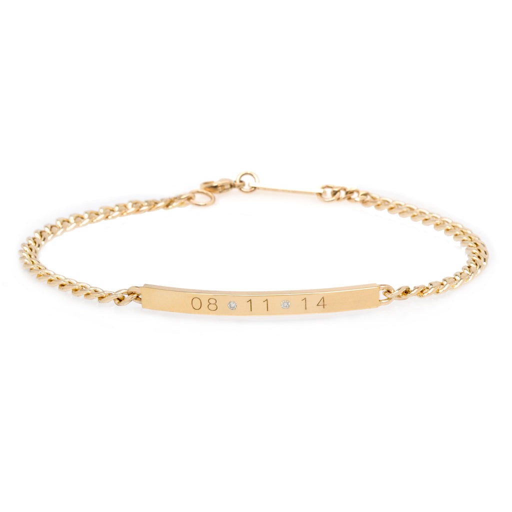 Customizable First Name / Word / Mantra / Date Bracelet -  Norway