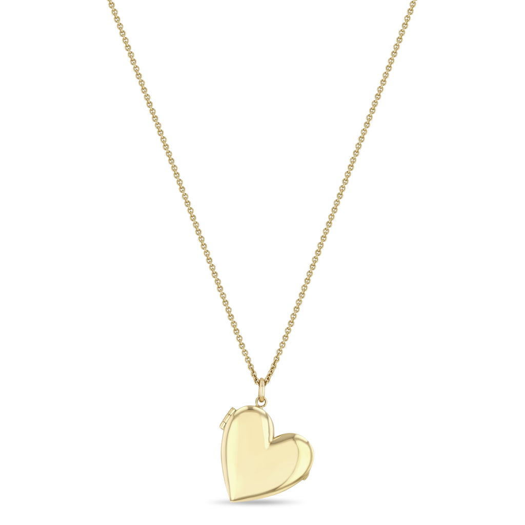 Zoë Chicco 14k Gold Heart Locket Necklace – ZOË CHICCO