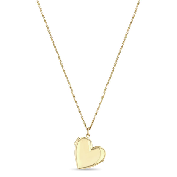 Zoë Chicco 14k Gold Heart Locket Necklace