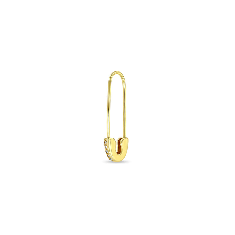 ANITA KO 18kt Safety Pin Earring - Yellow Gold | Editorialist