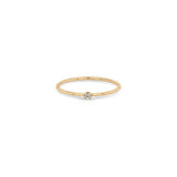 Zoë Chicco 14k Gold Prong Diamond Solitaire Ring