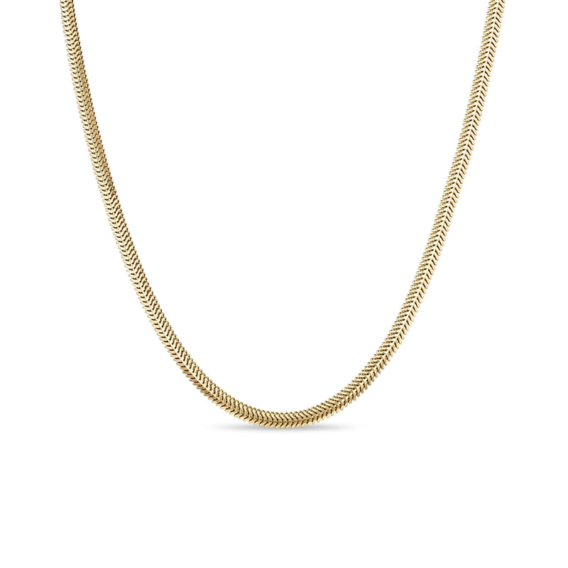 Zoë Chicco 14k Gold Small Snake Chain Necklace