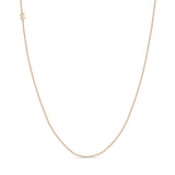Zoë Chicco 14kt Gold Itty Bitty Off-Center Initial Letter Necklace Success