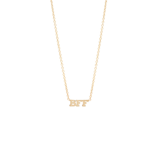 14k itty bitty BFF necklace