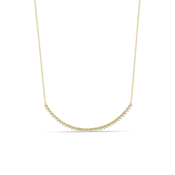 Zoë Chicco 14k Gold Diamond Tennis Short Segment Necklace