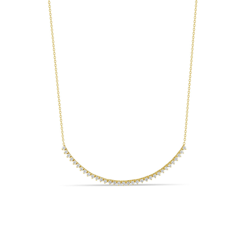 Zoë Chicco 14k Gold Diamond Tennis Short Segment Necklace