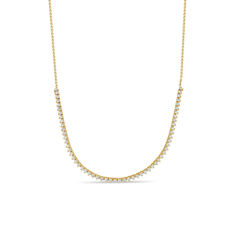 Zoë Chicco 14k Gold Diamond Tennis Segment Necklace