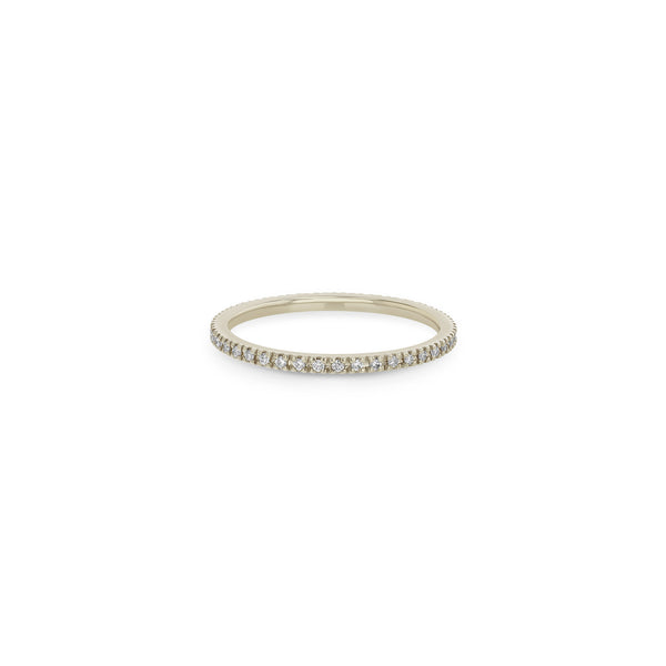 Zoe Chicco 14k Gold Pavé Diamond Eternity Band Ring | Wedding Band
