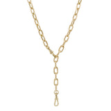 Zoë Chicco 14k Gold Extra Large Square Oval Link Chain Necklace with Swivel Clasps