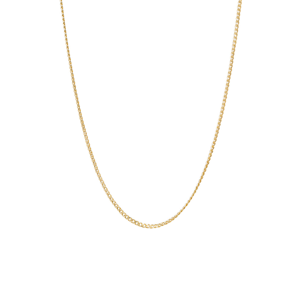 Zoë Chicco 14k Gold Extra Small Curb Chain Necklace – ZOË CHICCO