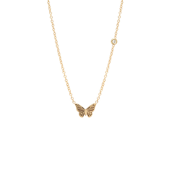 Zoe chicco butterfly necklace new arrivals